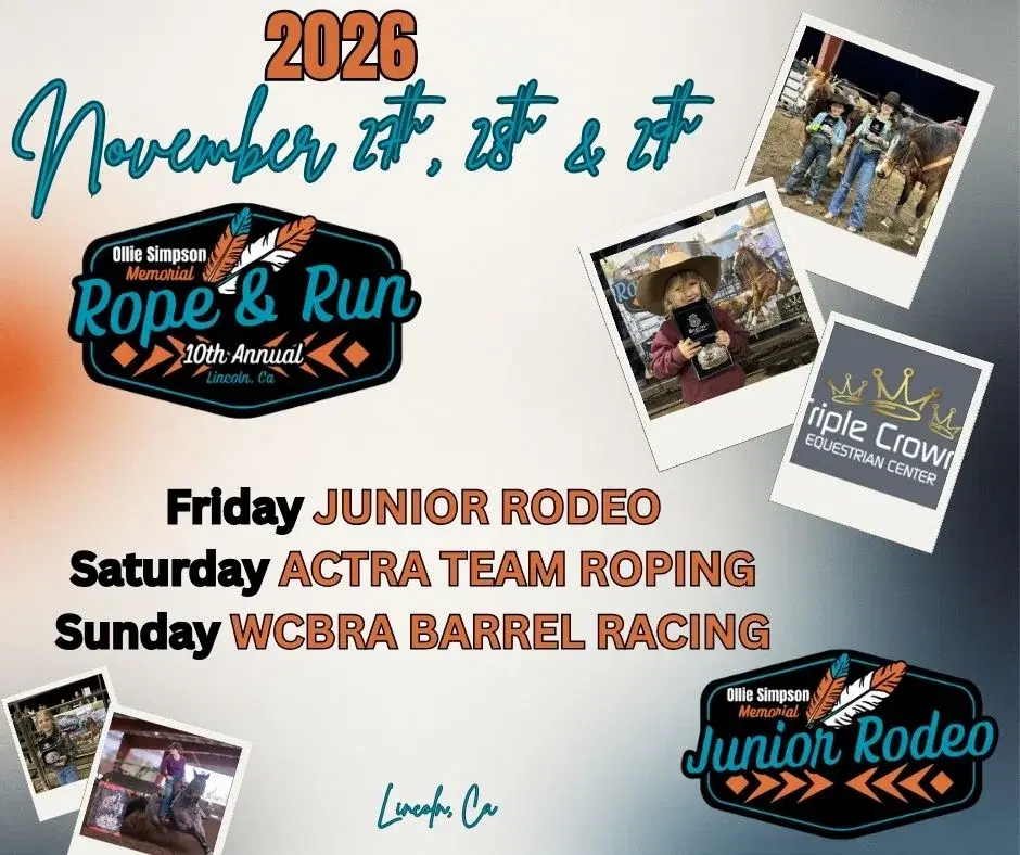 Rope & Run in Memory of Ollie Simpson & Junior Rodeo