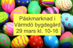 Påskmarknad i Värmdö bygdegård