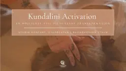 Kundalini Activation, Sthlm