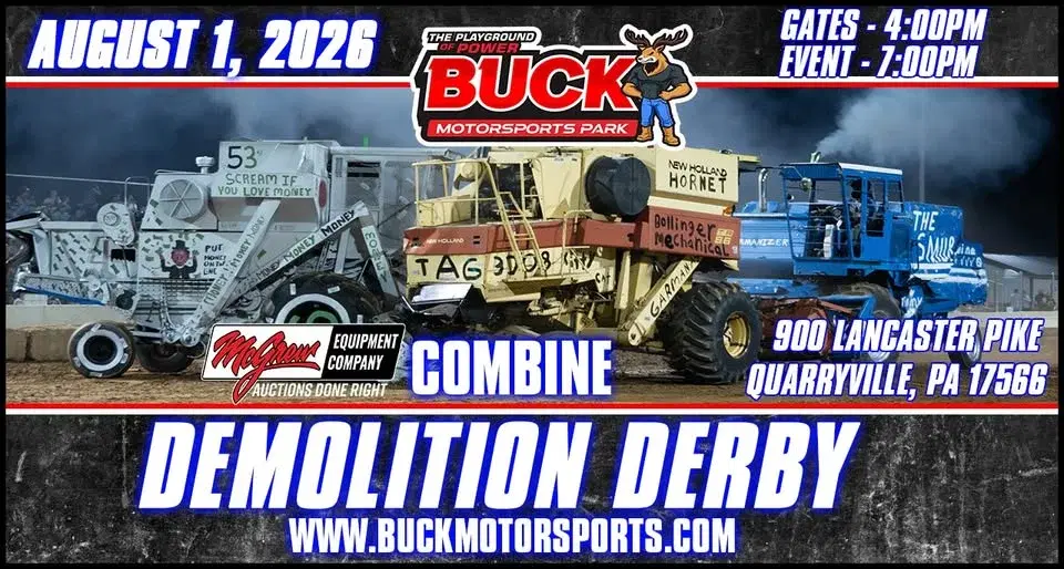 Combine Demolition Derby presented by McGrew Equipment Company