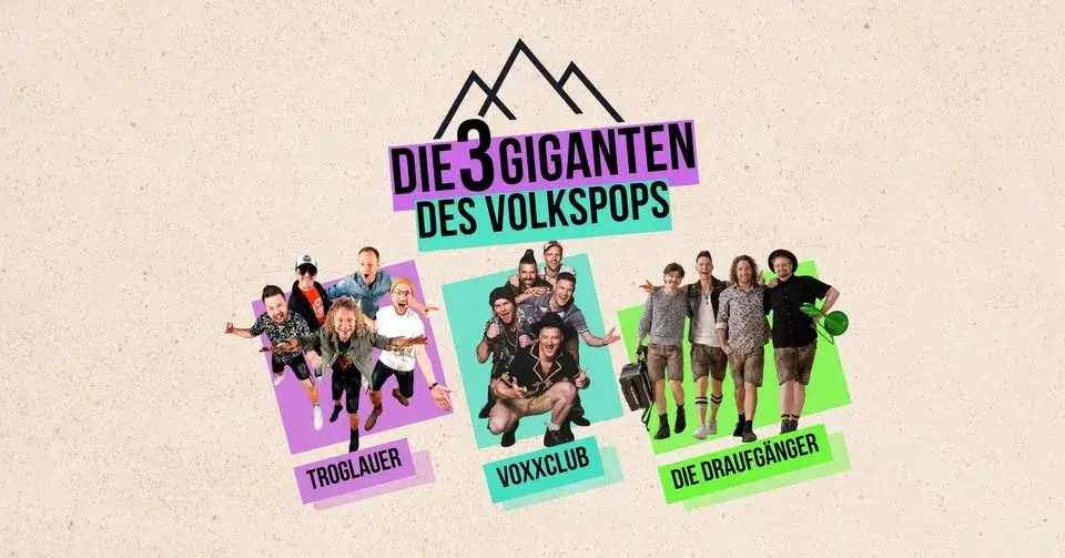 Die 3 Giganten des Volkspops • FrischLuft Open Air 2026