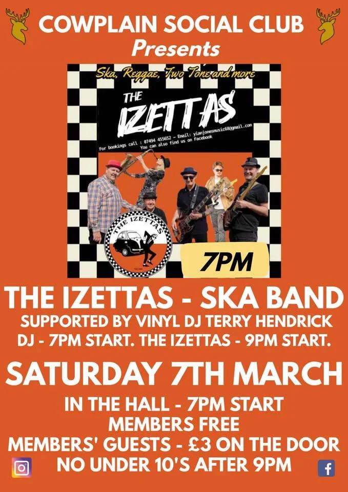 The Izettas with support from Vinyl DJ Terry Hendrick! 👟🕺🏼