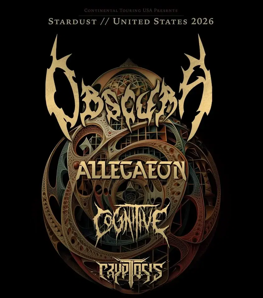 OBSCURA + Allegaeon + Cognitive + Cryptosis - The Ritz