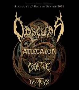 OBSCURA + Allegaeon + Cognitive + Cryptosis - The Ritz