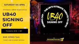 UB40 Signing Off