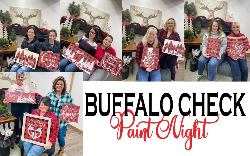 BUFFALO CHECK PAINT NIGHT
