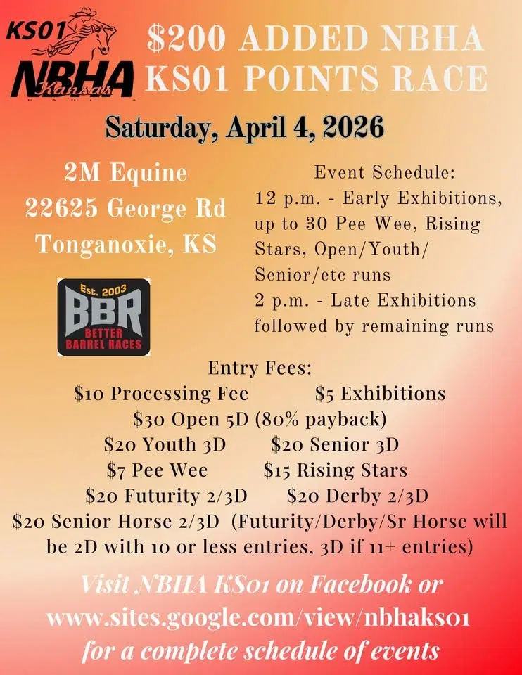 NBHA KS01 2026 Points Race 3