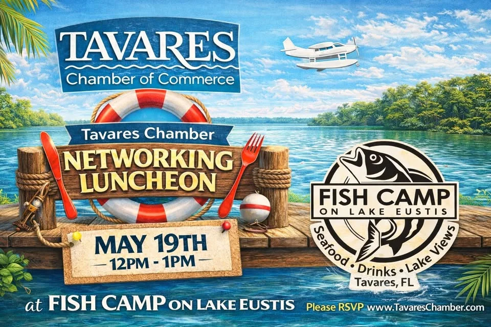 Tavares Chamber of Commerce Networking Luncheon Fish Camp on Lake Eustis