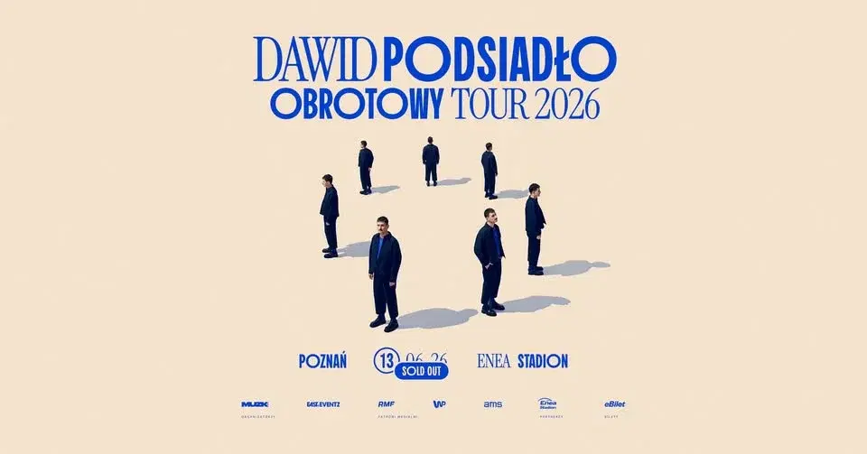 SOLD OUT Dawid Podsiadło OBROTOWY TOUR 2026 - Enea Stadion Poznań