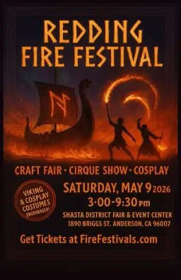 Redding Fire Festival 2026: Vikings & the Eternal Flame
