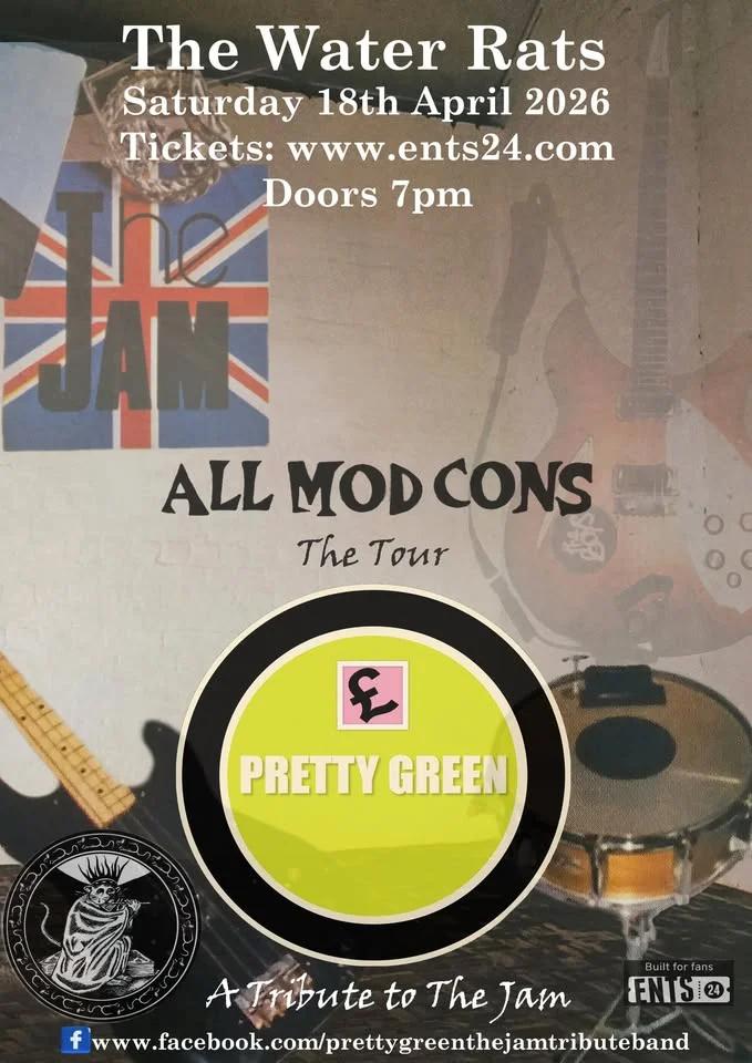 Pretty Green - A Tribute to The Jam THE WATER RATS