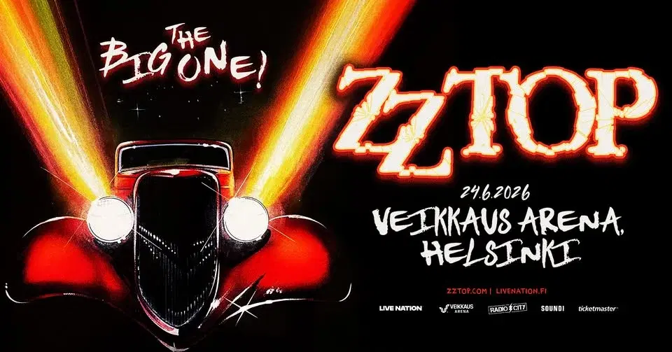 ZZ Top (US): The Big One!, Veikkaus Arena, Helsinki 24.6.2026