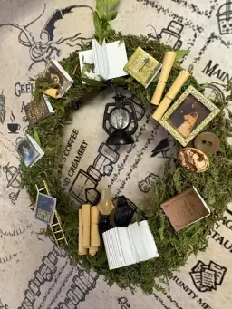DIY Literary Wreath