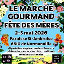 Le MarchĂ© Gourmand: FĂTE DES MĂRES 2026 #MAMTL