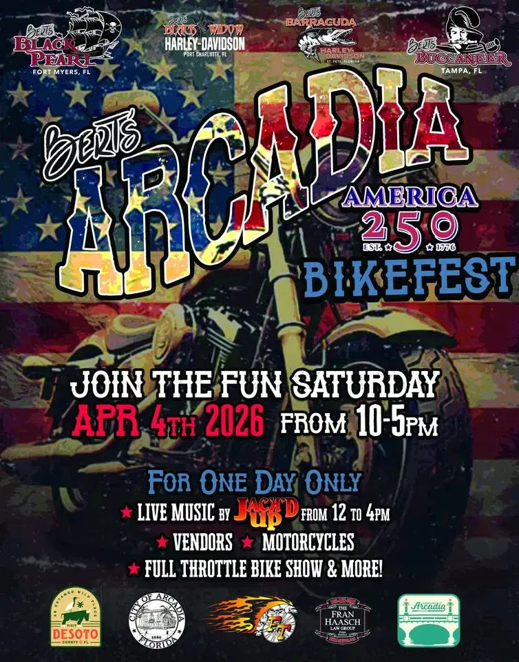 Bert's Arcadia Bike Fest - AMERICA 250