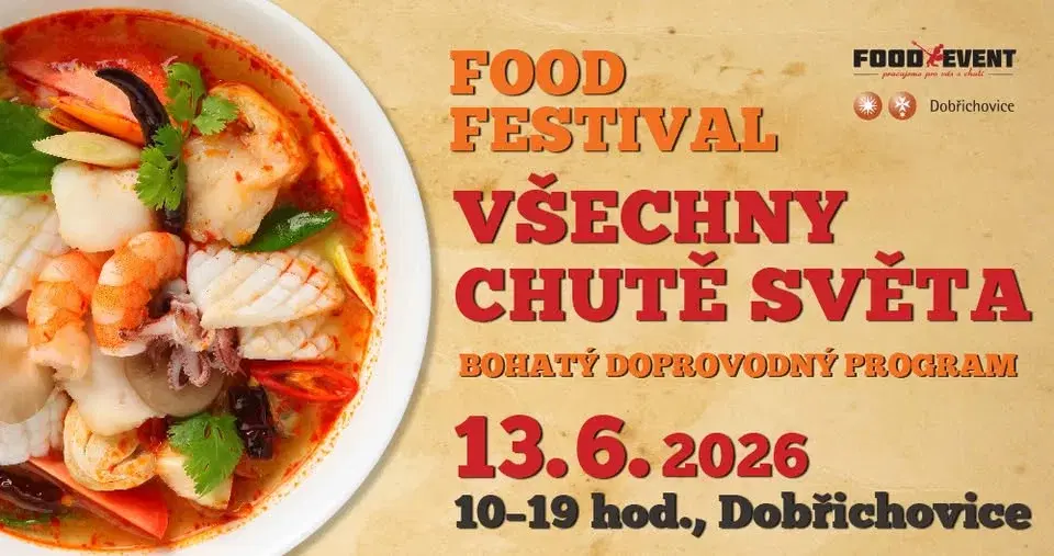 VŠECHNY CHUTĚ SVĚTA Dobřichovice 2026