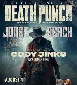 Five Finger Death Punch + Cody Jinks & Eva Under Fire - 20th Anniversary