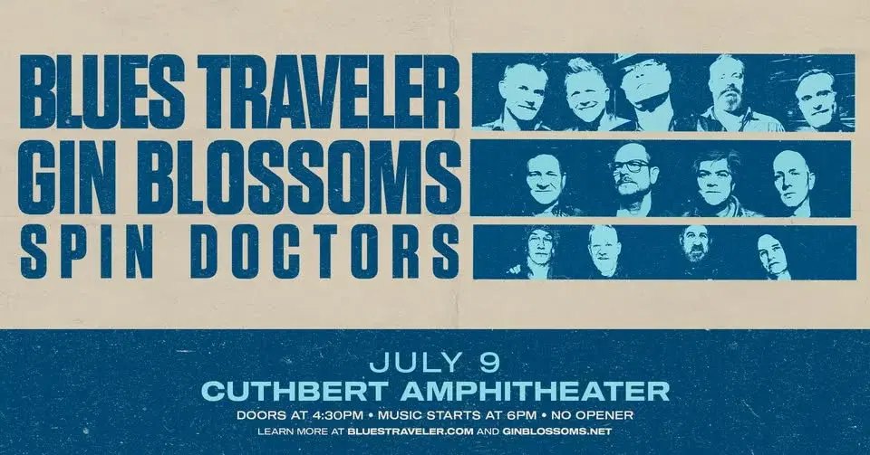 Blues Traveler & Gin Blossoms at the Cuthbert Amphitheater