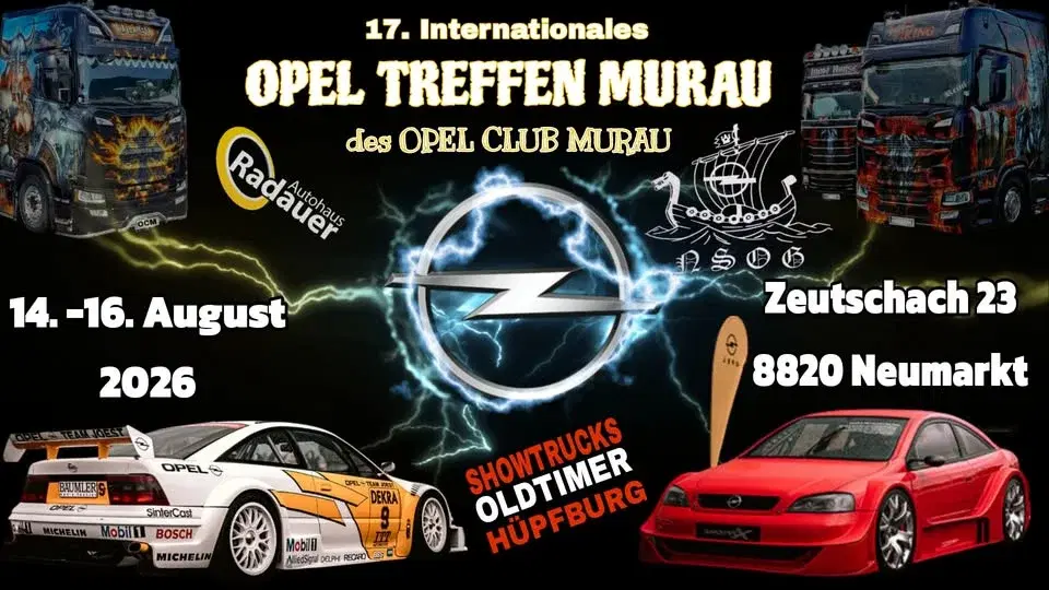 17.internationales OPEL TREFFEN MURAU