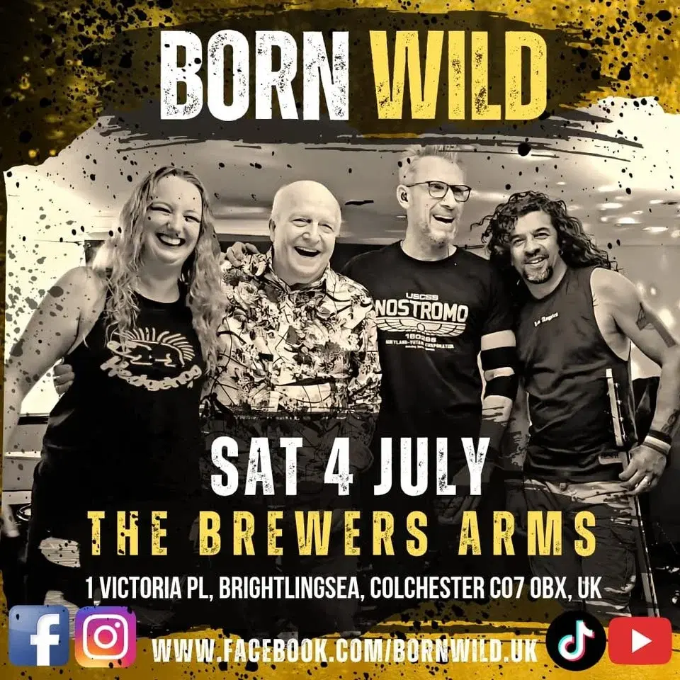 Born Wild at The Brewers Arms, Brightlingsea