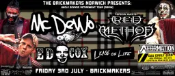 MC DEVVO / Norwich - Red Method, Ed Cox, Lease on Life, Affirmation