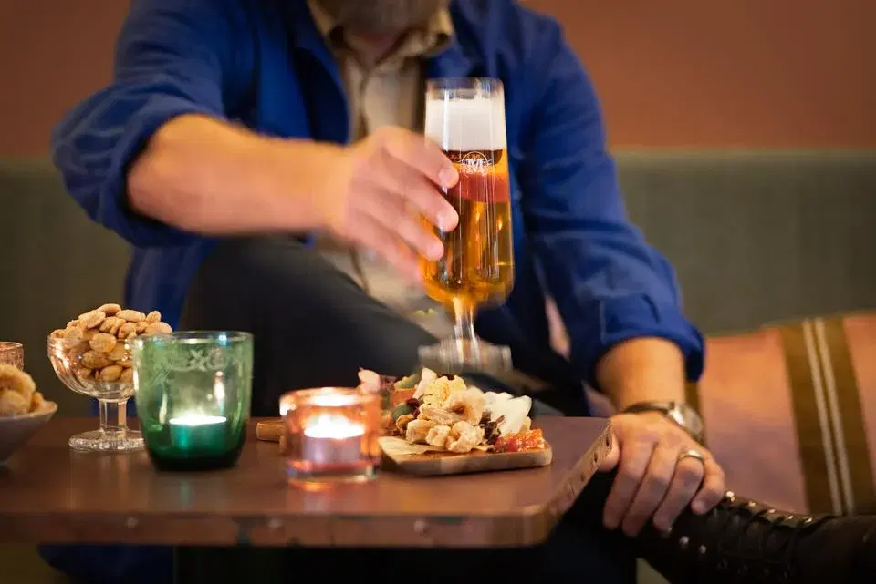 AW med livemusik på Hotel Noble House