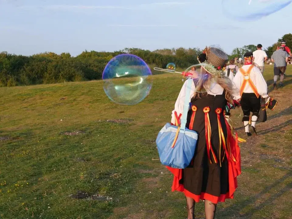 SVM - Summer Solstice at The Spotted Cow, Angmering, and Highdown Hill, Worthing,