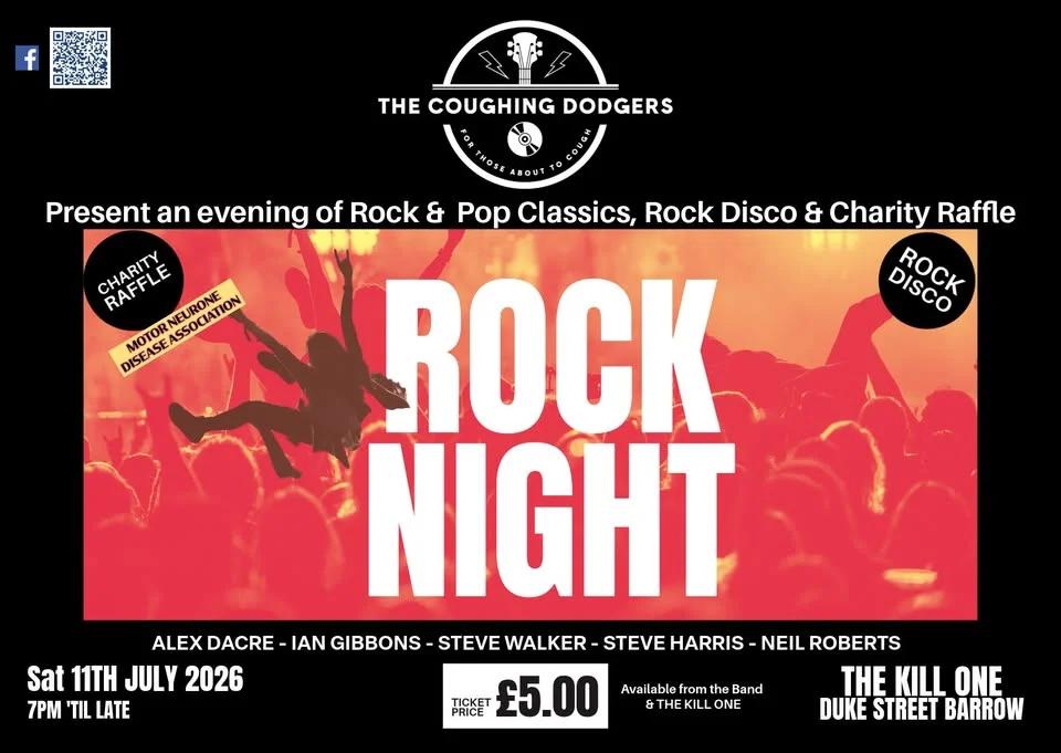 The Coughing Dodgers present "Coughin' Up the Classics" Summer Rock Night