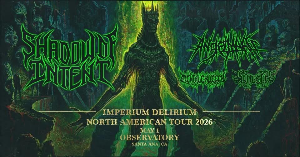 Shadow of Intent - Imperium Delirium North American Tour 2026