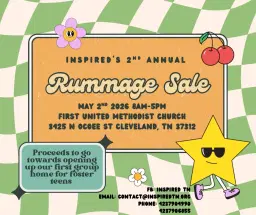 Inspired’s 2nd Annual Rummage Sale
