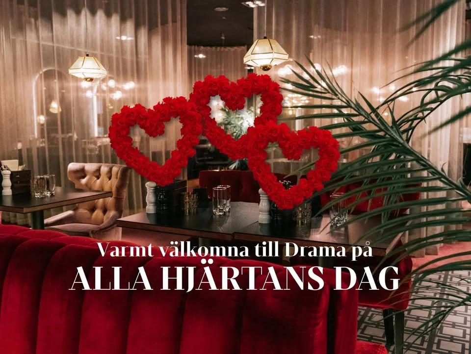 Alla hjärtans dag på Restaurang Drama ❤️