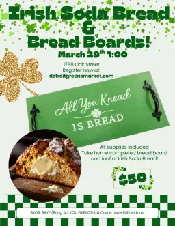 DIY Bread Board & Irish Soda Bread!
