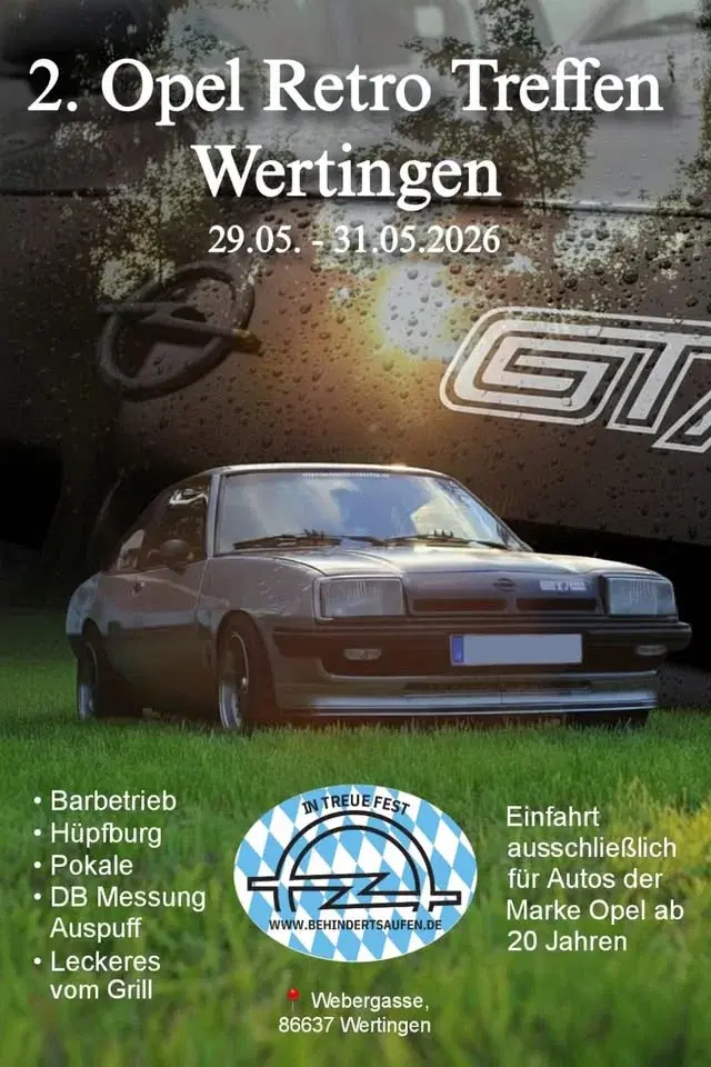 2. Opel Retro Treffen Wertingen
