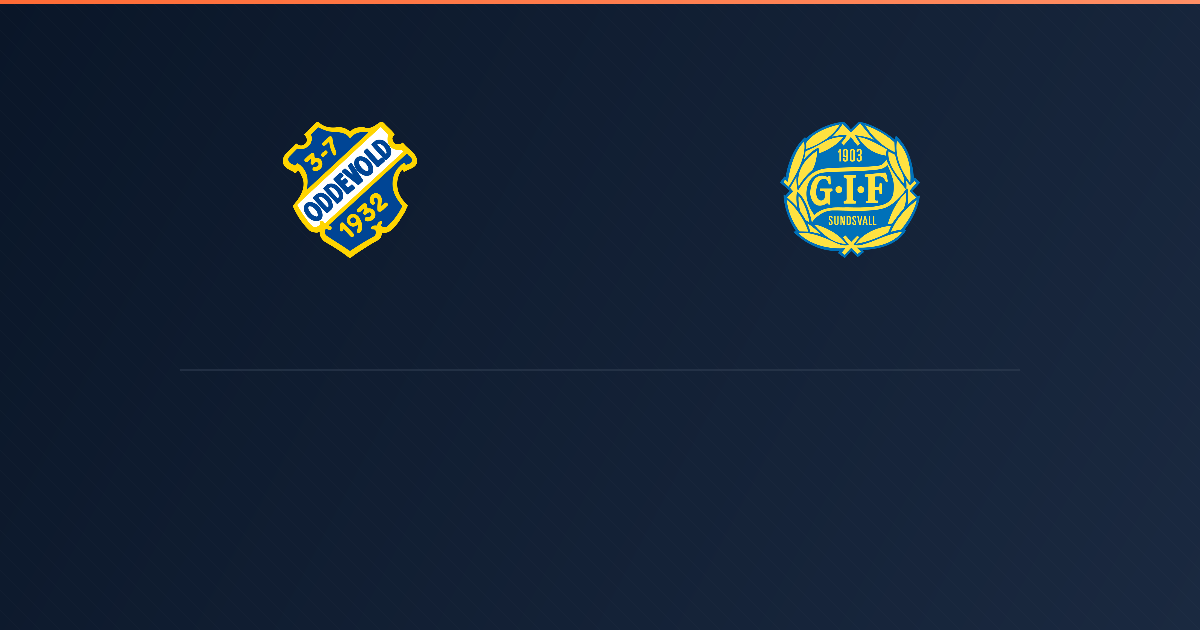 Oddevold vs Sundsvall