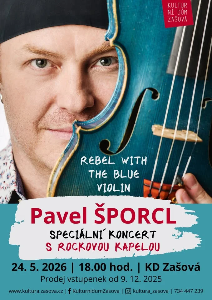 Koncert: Pavel Šporcl - Rebel with the blue violin