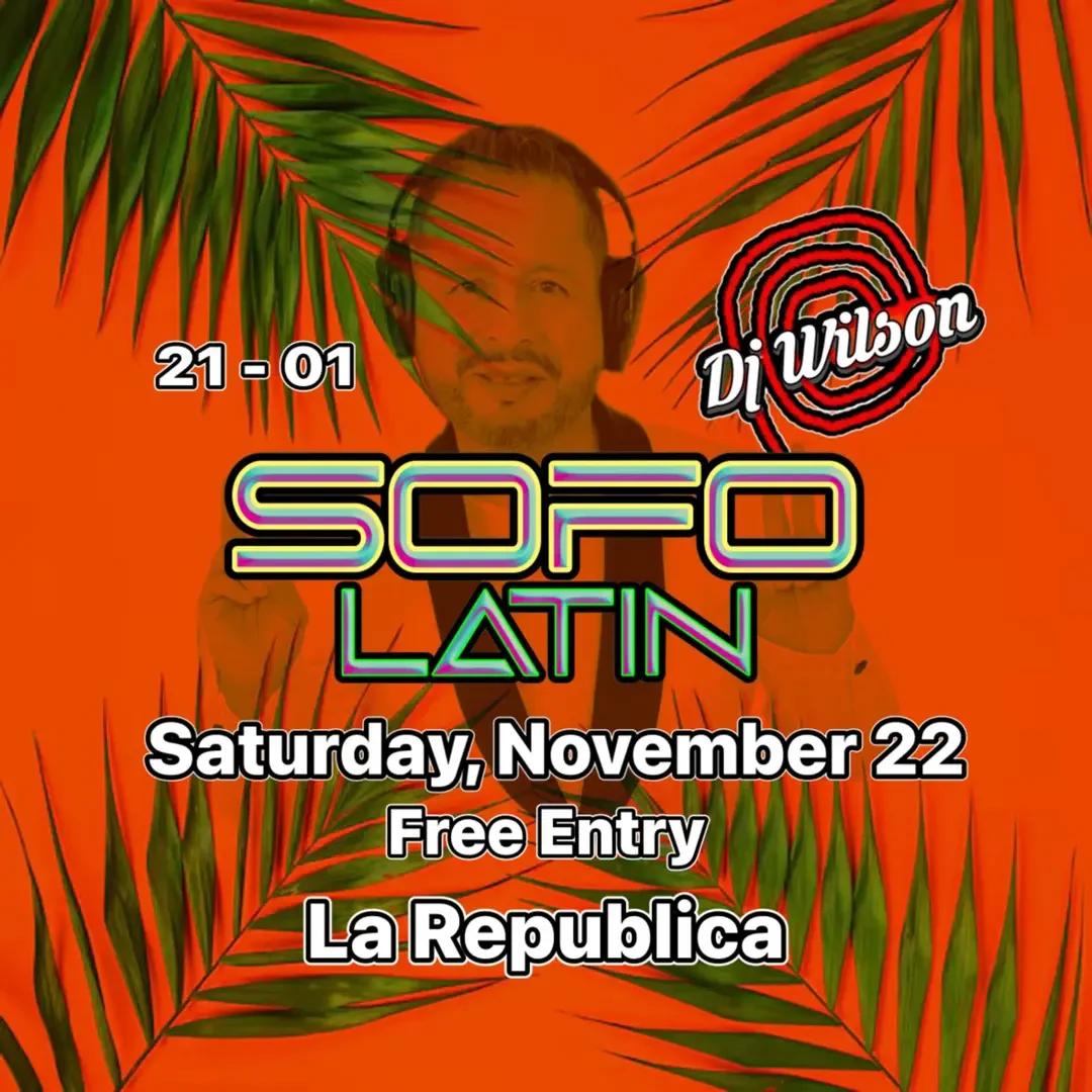 SOFO LATIN! Free entry