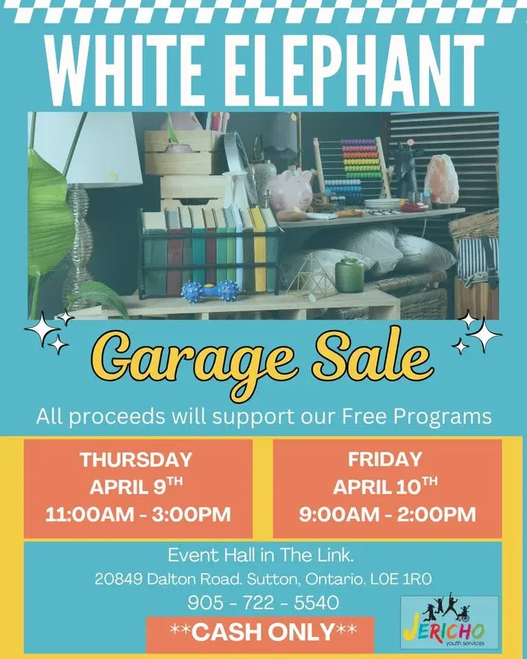 White Elephant Garage Sale