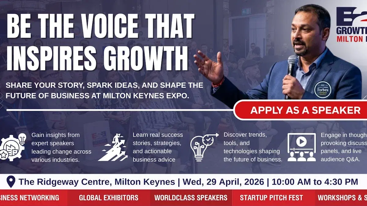Milton Keynes B2B Growth Expo 2026 | Become A Speakers At Premier B2B Show