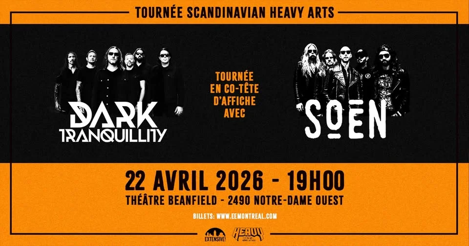 Soen + Dark Tranquillity + Persefone | Montréal