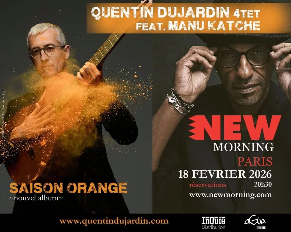 Quentin Dujardin 4tet feat. Manu Katché, Didier Laloy & Nicolas Fiszman