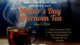 Mother's Day Afternoon Tea