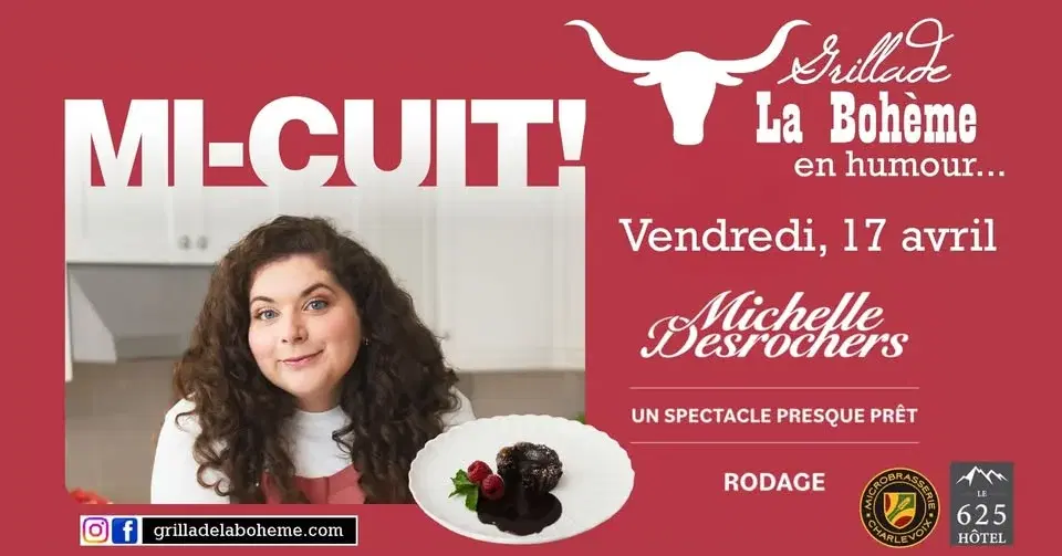 Souper-Spectacle: en humour avec Michelle Desrochers
