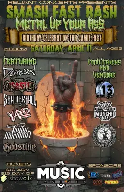 Smash Fast Metal Up Your Ass B-Day Celebration for Jamie Fast at The Music Factory