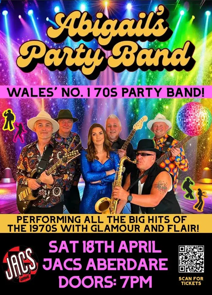 Abigail’s Party Band - 70s Party Cover Band @ Jacs Aberdare