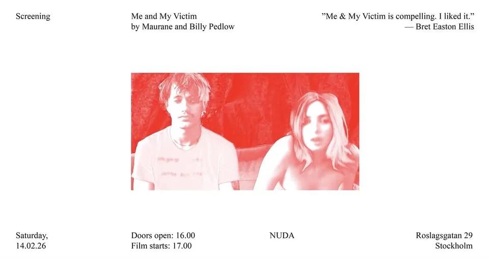 Screening: Me and My Victim by Maurane and Billy Pedlow