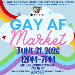 4th Annual Gay AF Market 🌈