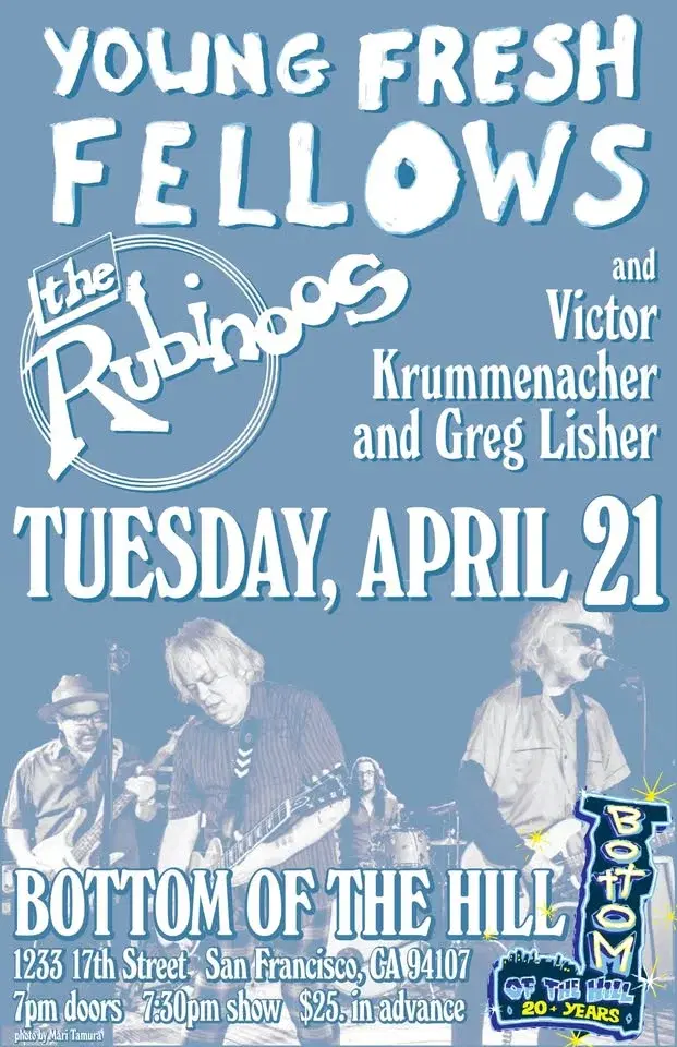 Young Fresh Fellows ~ The Rubinoos ~ Victor Krummenacher & Greg Lisher