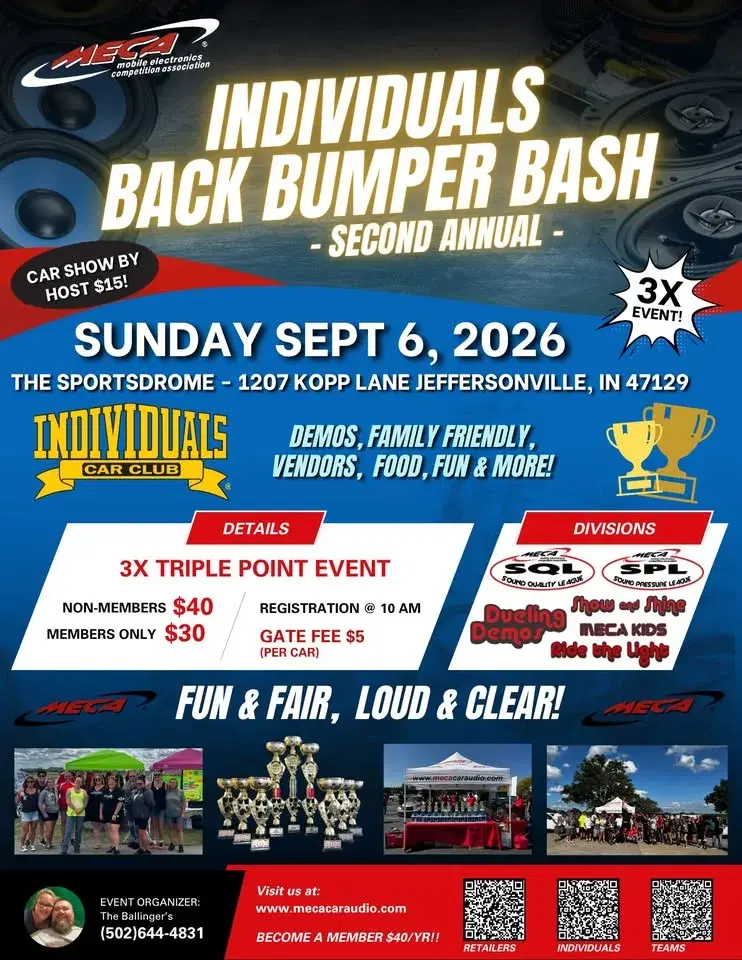 Individuals 2nd Annual Back Bumper Bash