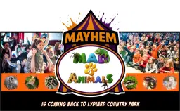 Mayhem of Mad4Animals Lydiard Country Park