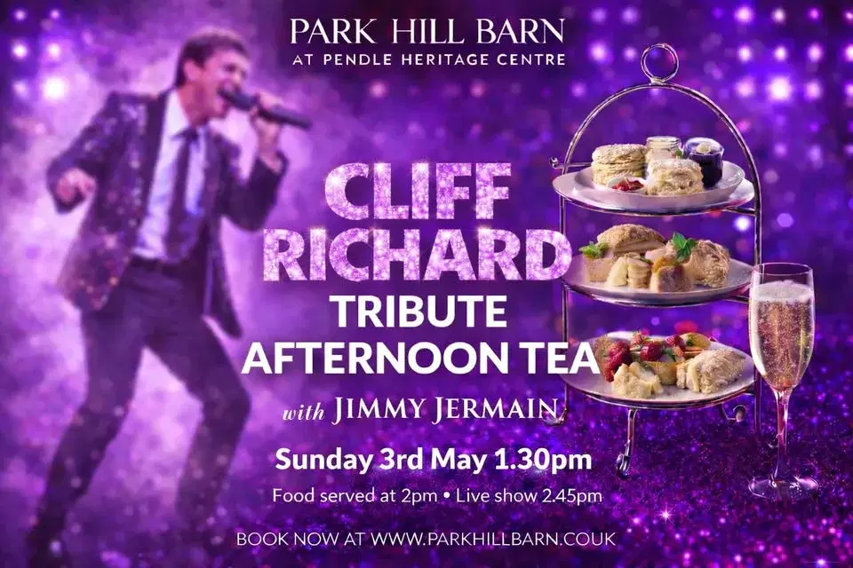 Cliff Richard tribute afternoon tea with Jimmy Jermain at Park Hill Barn Barrowford